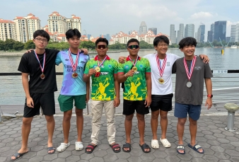 Pedayung Muda SKO Riau Borong Medali di Singapura