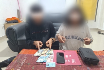 Team Opsnal Polsek Mandau Ringkus Dua Pengedar Sabu, Bandar Besar Masuk DPO