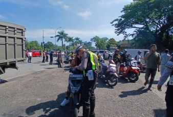 Razia Gabungan di Sudirman, Truk ODOL dan Travel Ilegal Ditindak
