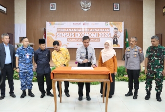 Bupati Ahmad Yuzar Canangkan Sensus Ekonomi 2026, Masyarakat dan Perusahaan Diminta Berpartisipasi