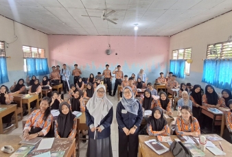 Tim Pengabdian Jurusan Matematika Terapkan Modul Ajar Geometri dan Laksanakan Pre-Test