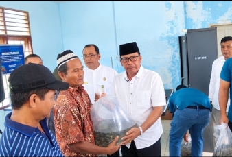 Wabup Jarmin Dorong Warga Natuna Kembangkan Budidaya Ikan, 55 Ribu Bibit Disalurkan