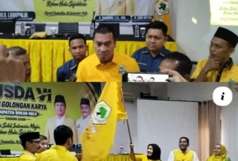 Musda VI Golkar Berakhir Aklamasi, Evi Juliana Nahkodai Golkar Rohul
